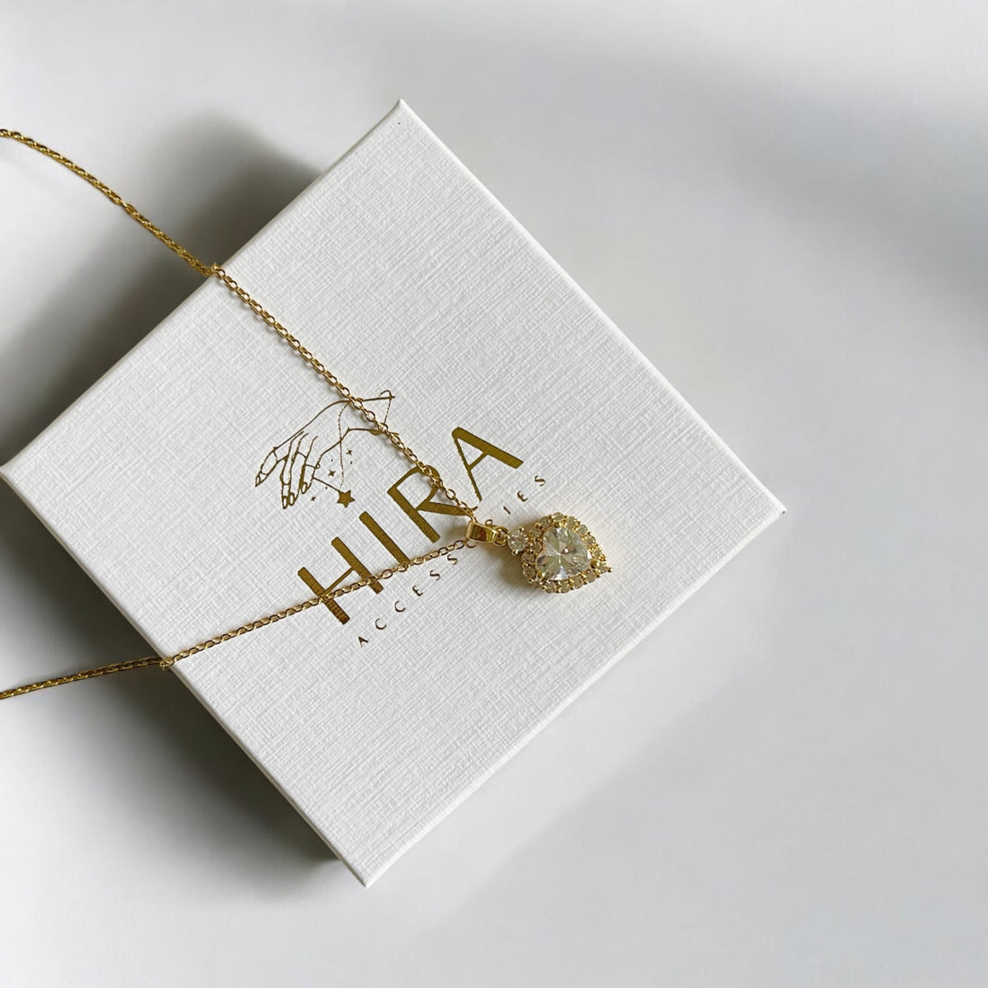 Sparkling Heart Kette