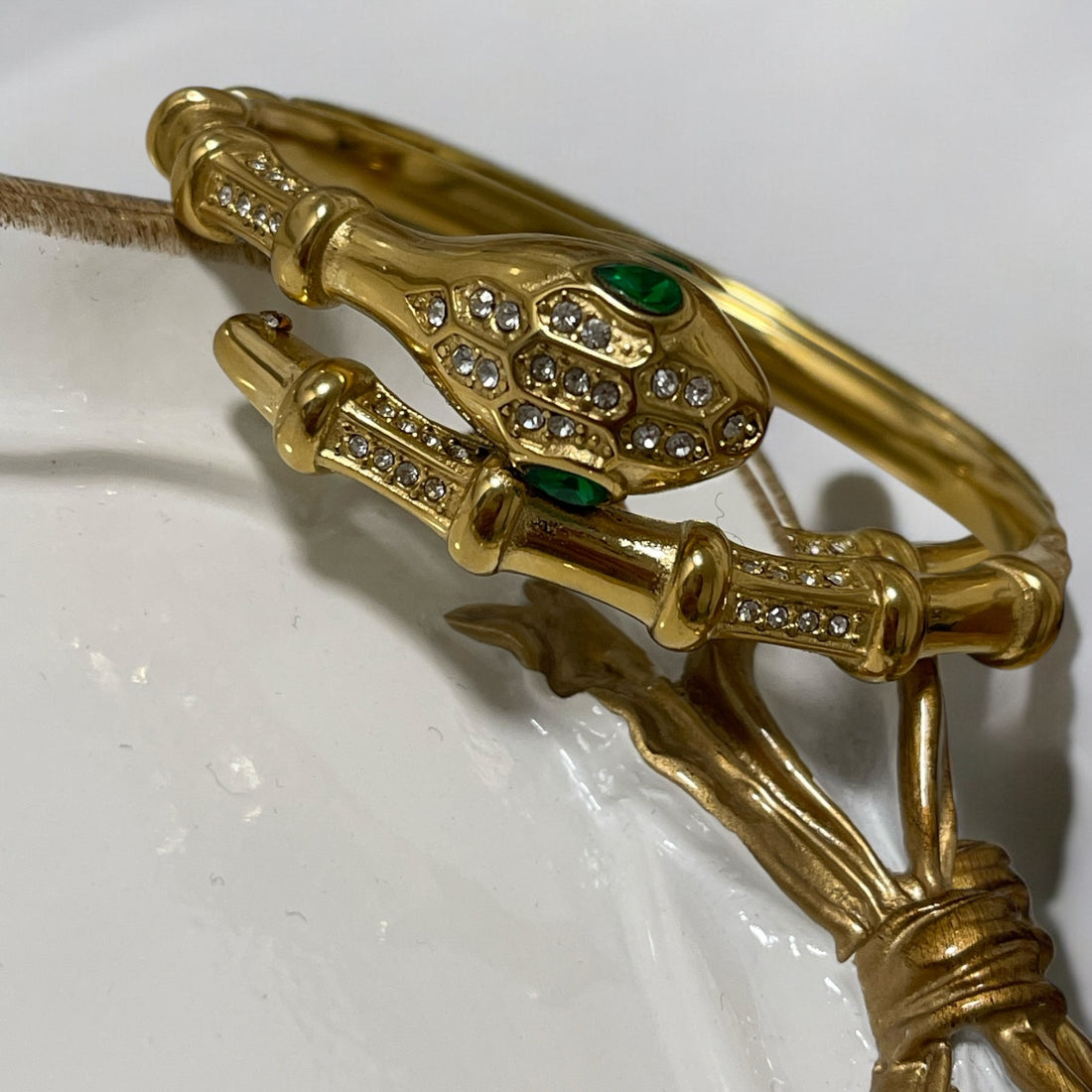 Golden Snake Armreif