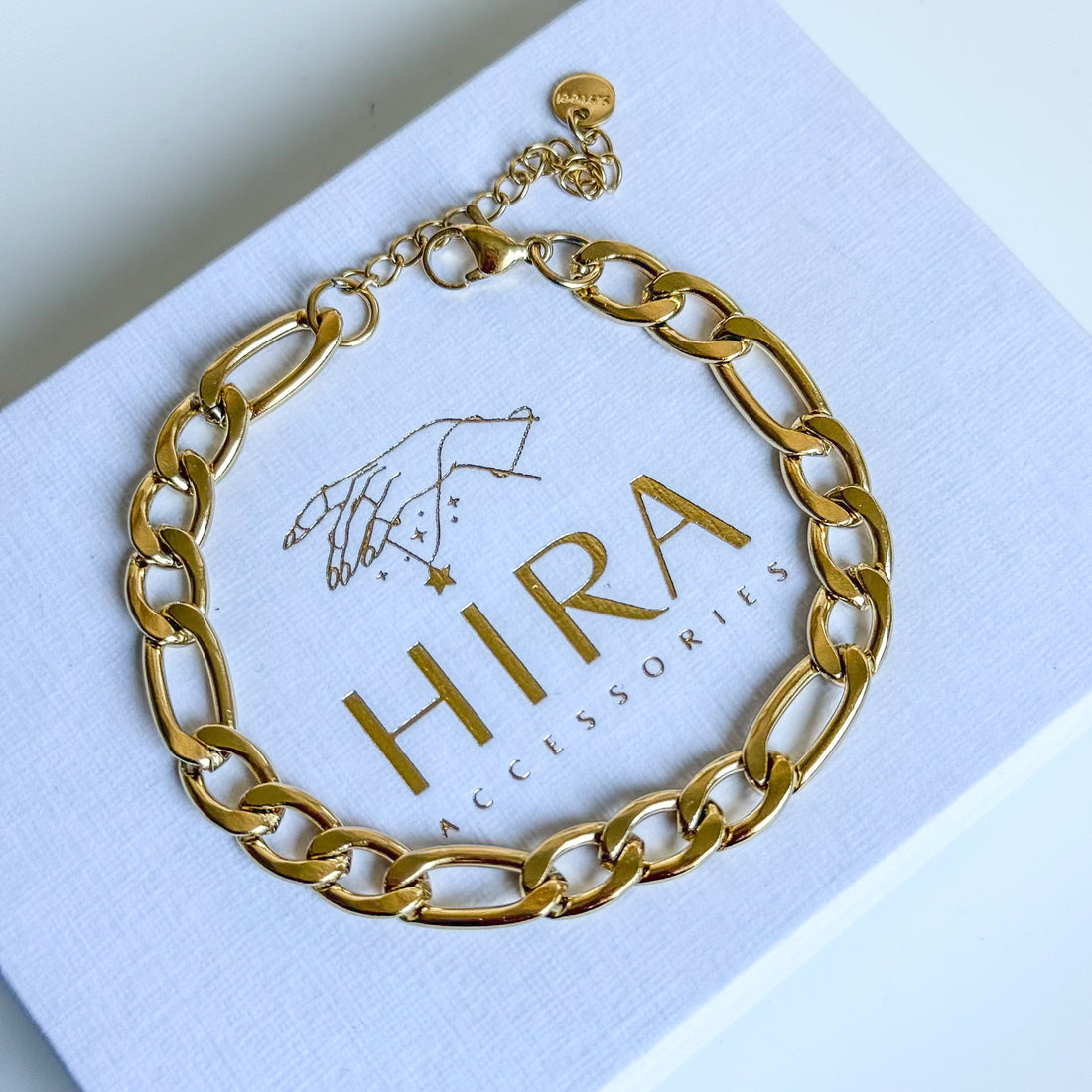 Golden Bold Chain Armband