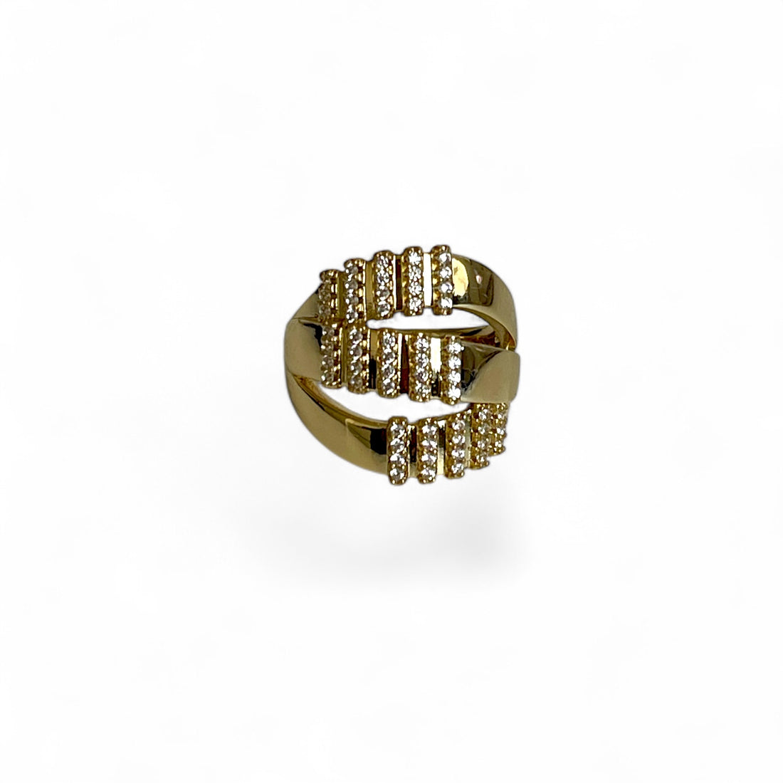 Golden Lines Ring