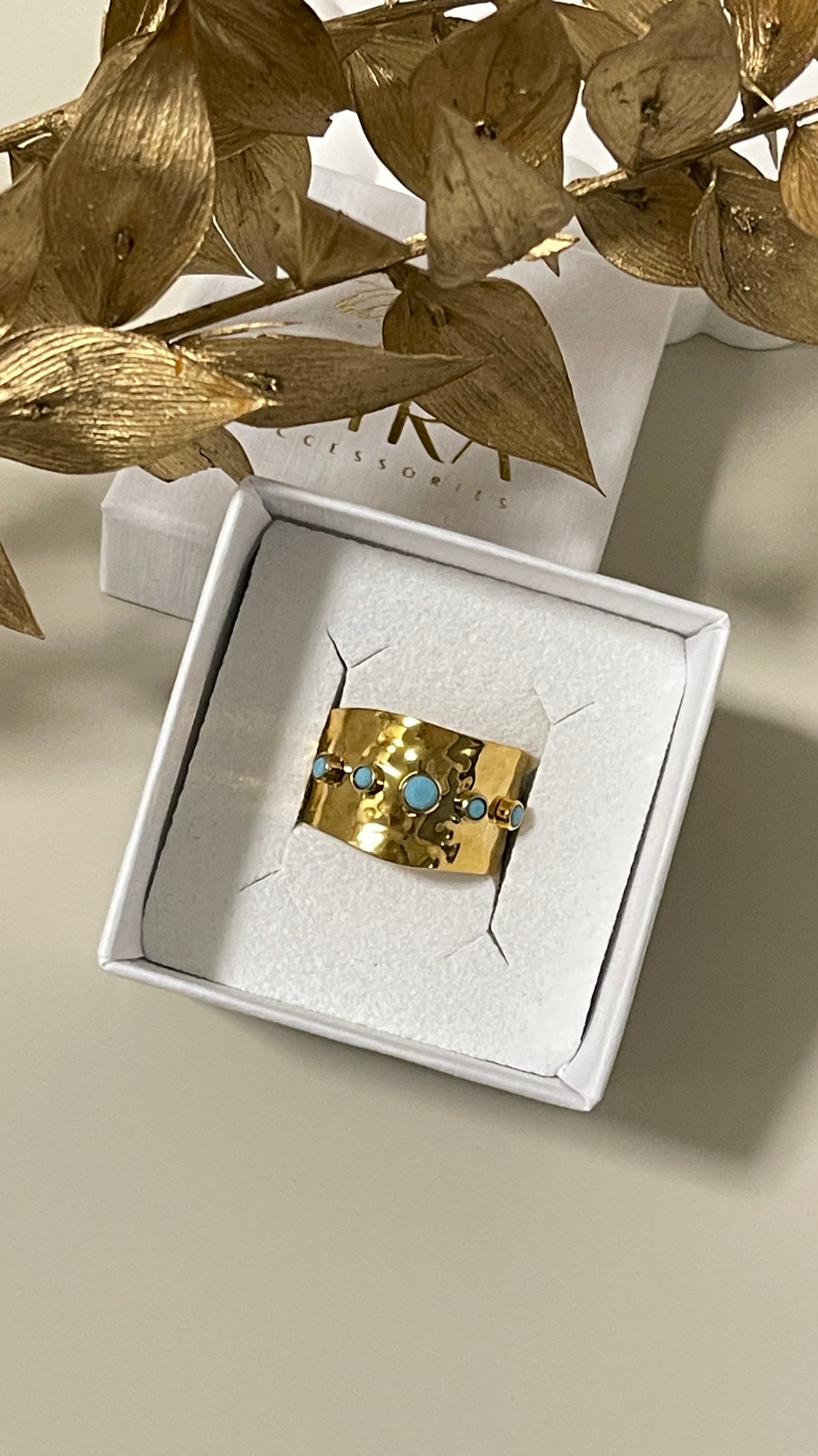 Turquoise Sparkle Ring