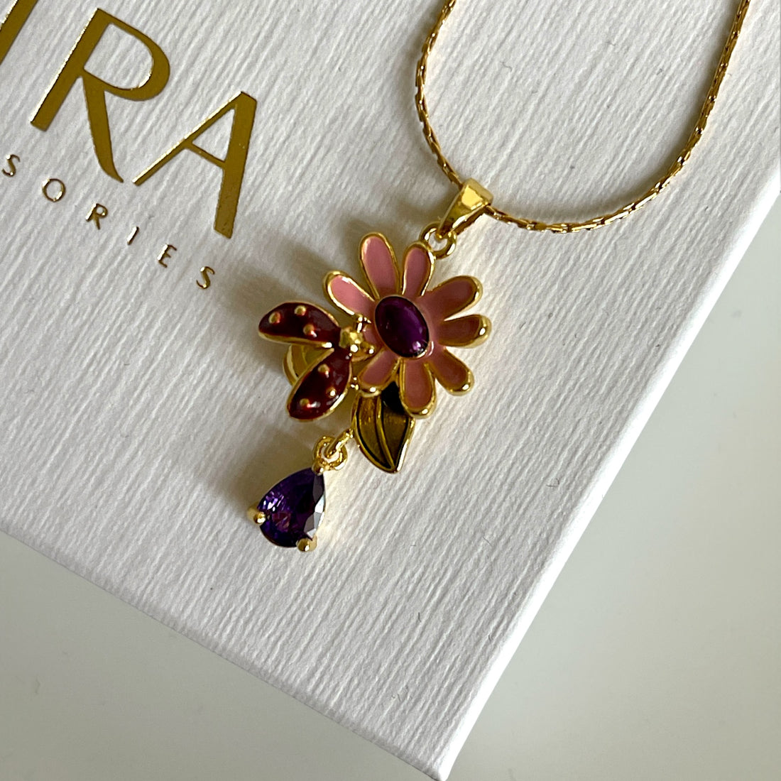 Purple Bloom Kette