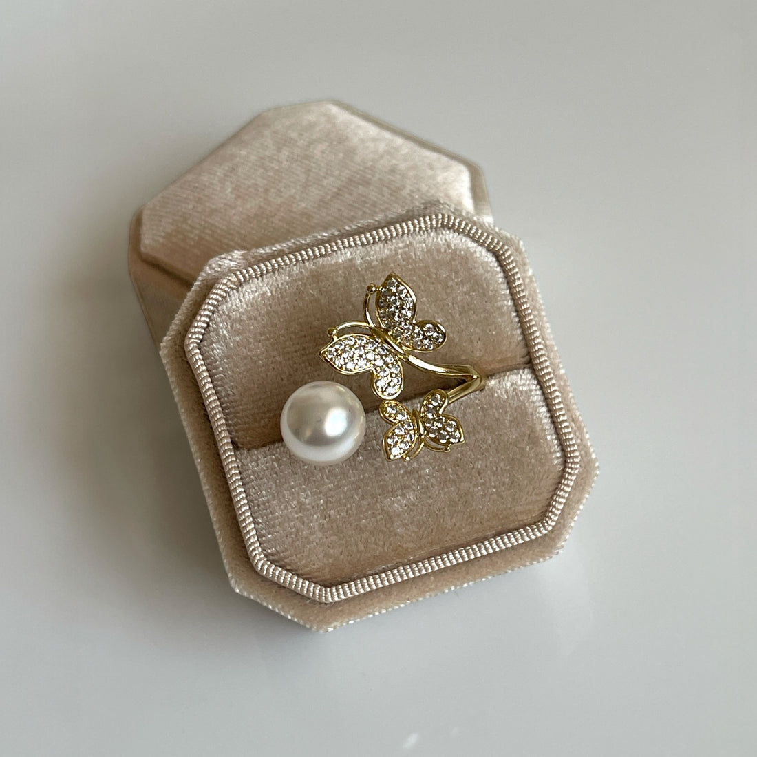 Butterfly Pearl Dream Ring