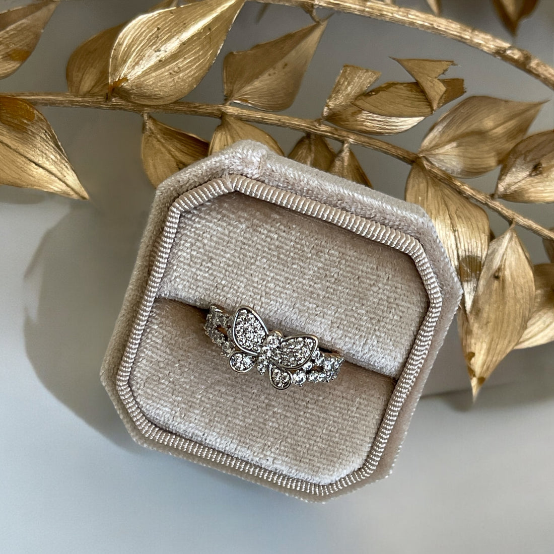 Butterfly Sparkle Ring