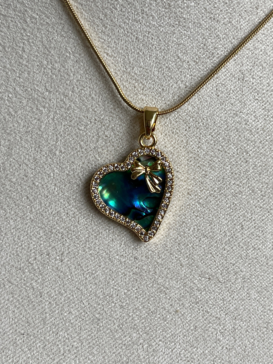 Miami heart necklace