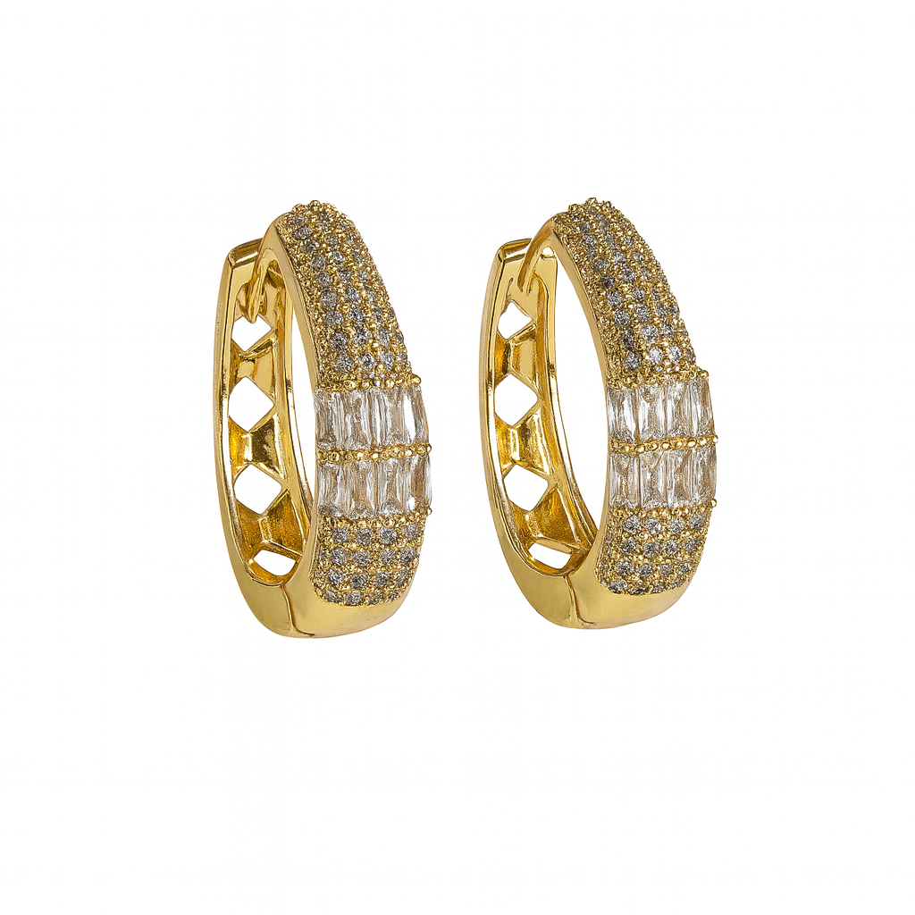 Crystal Harmony Hoops