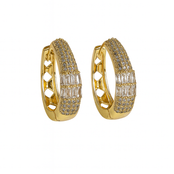 Crystal Harmony Hoops