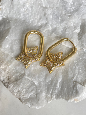 Boucles d'oreilles étoiles