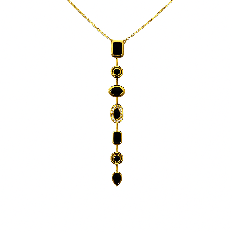 Black Onyx Elegance Kette