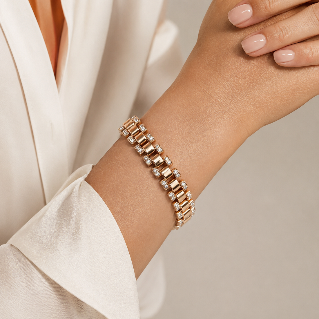 Rosé Radiance Armband