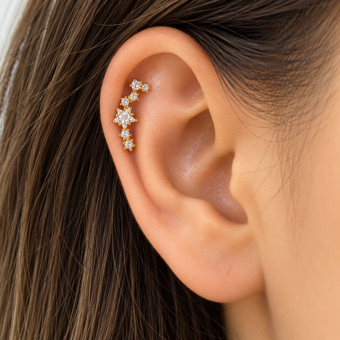 Crystal Star Piercing