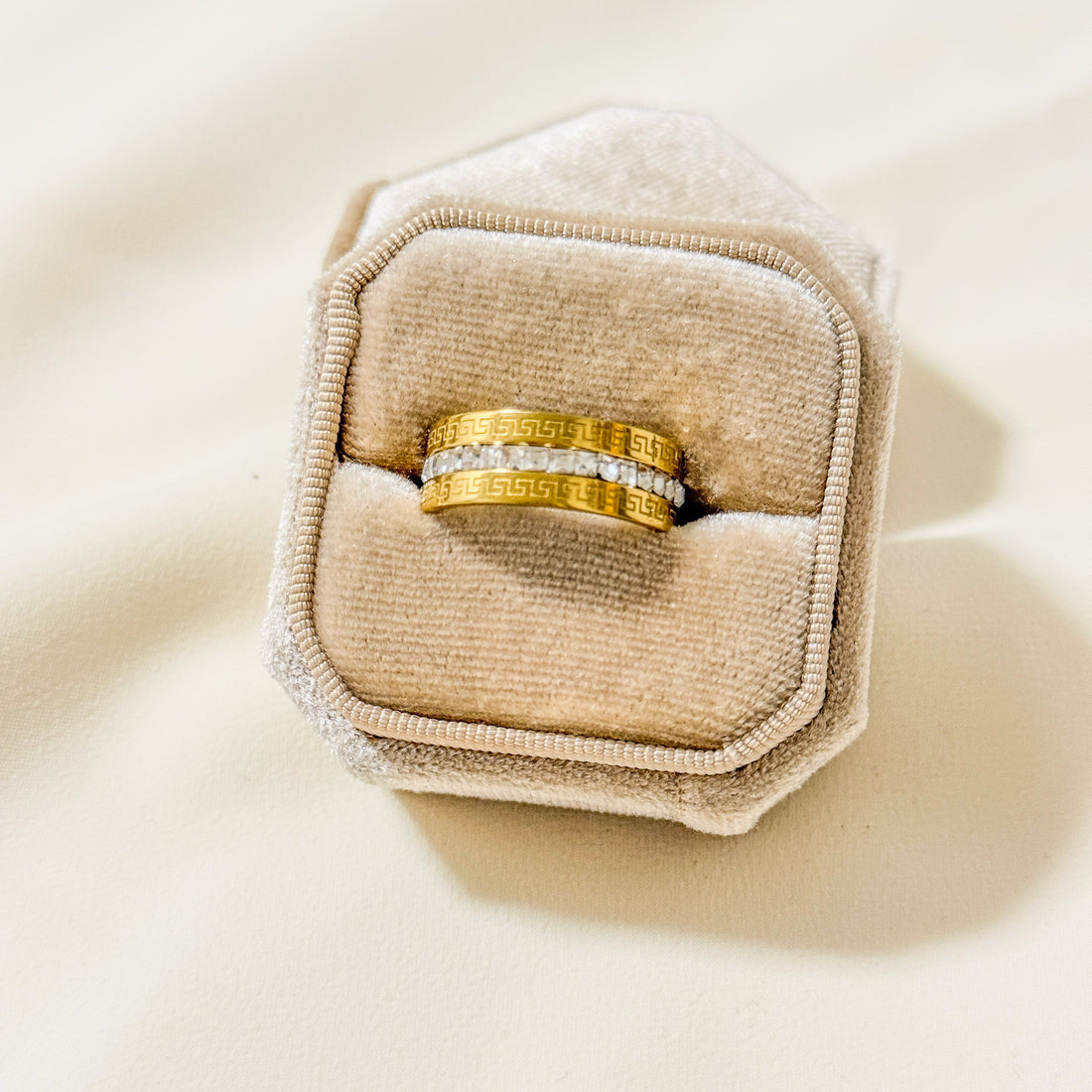 Infinity Glow Double Ring