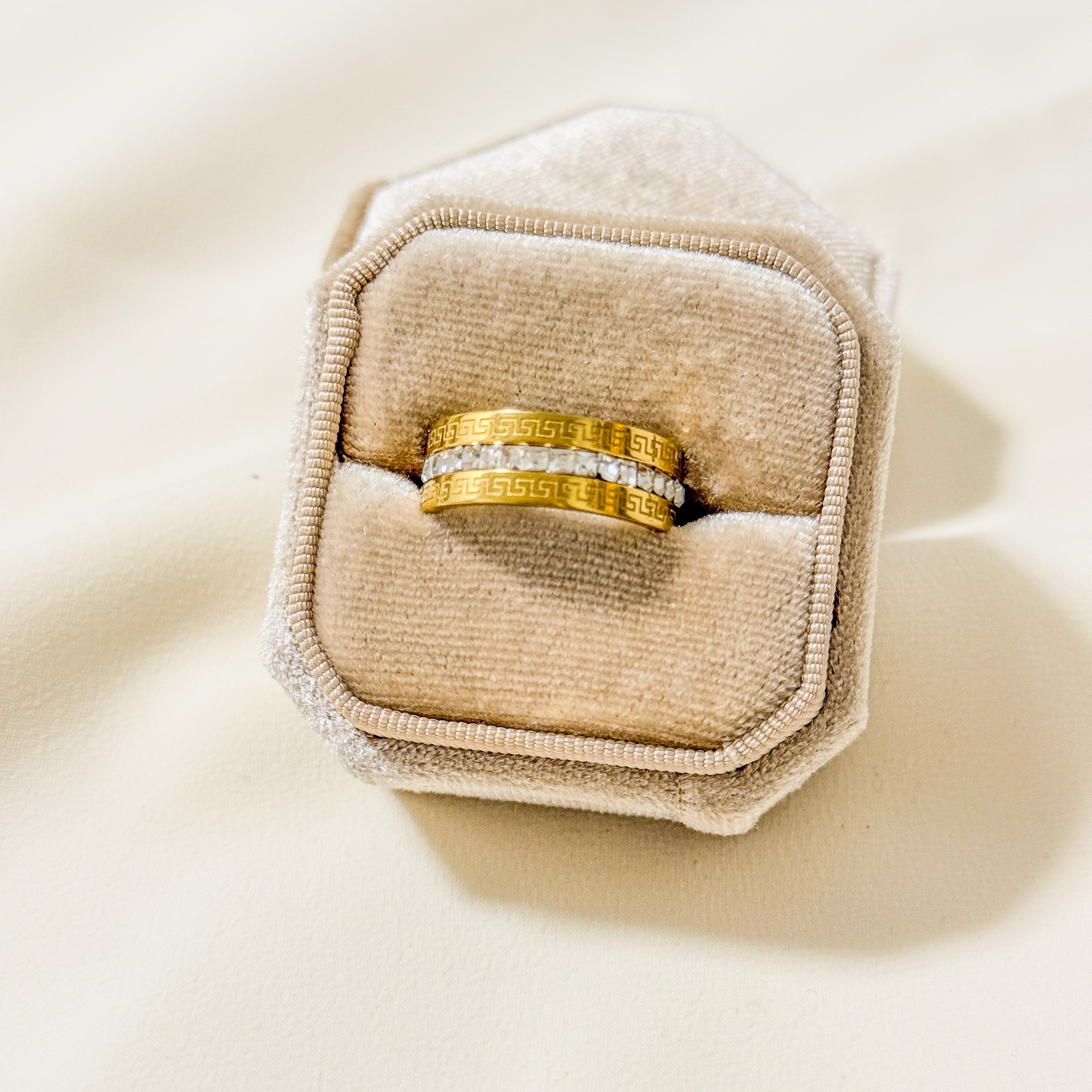 Infinity Glow Double Ring