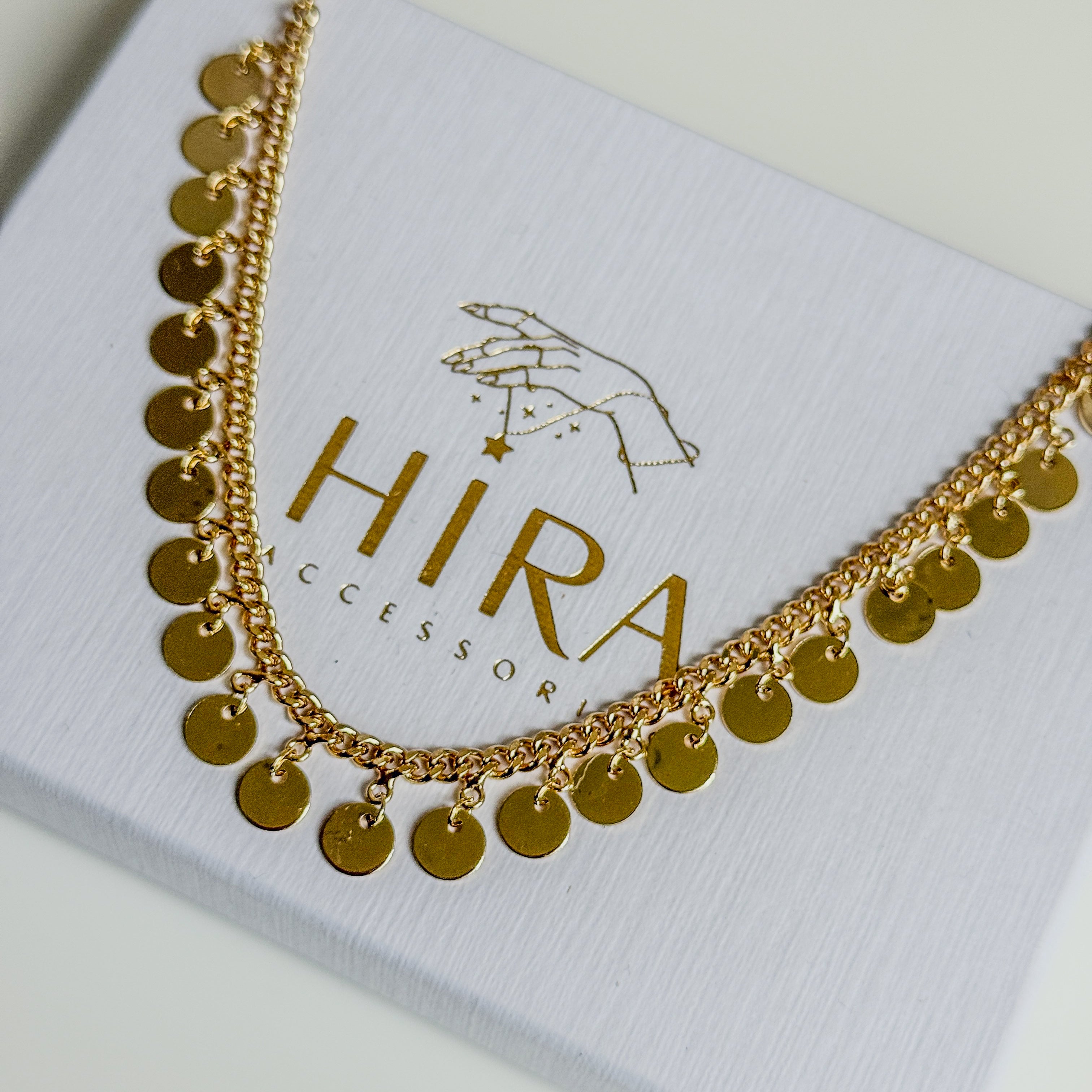 Golden Plättchen Set