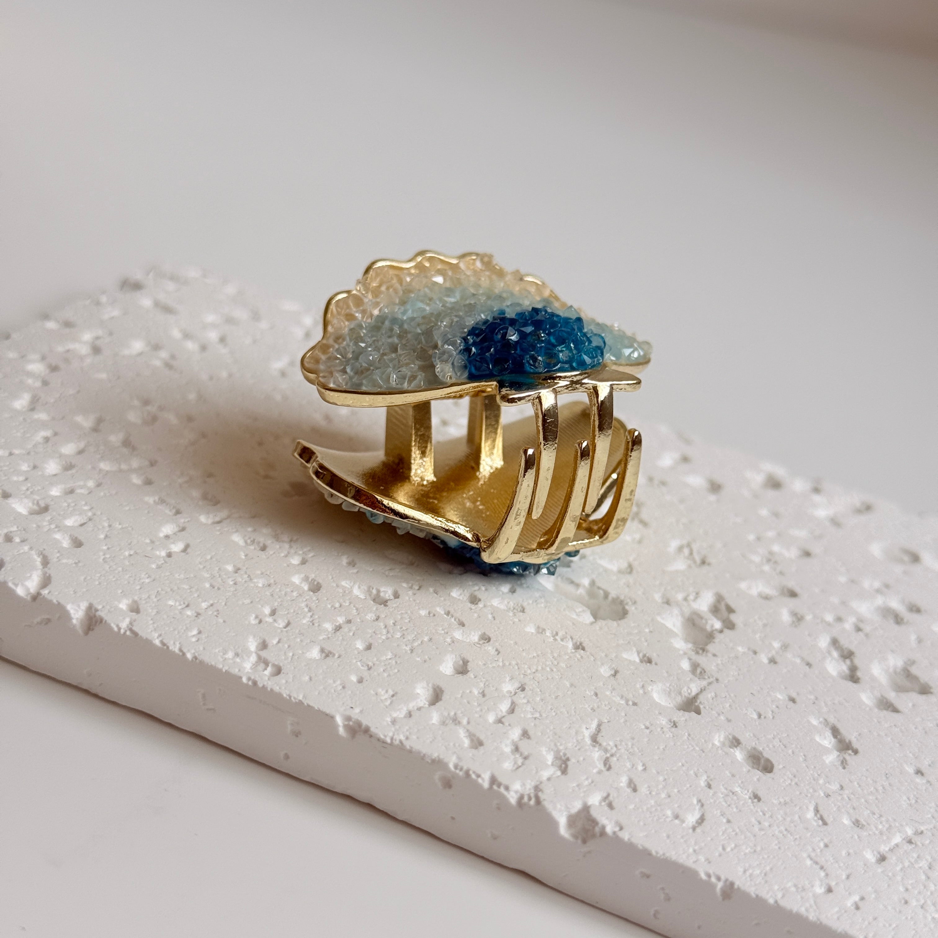 Ocean Bloom Handmade Haarspange
