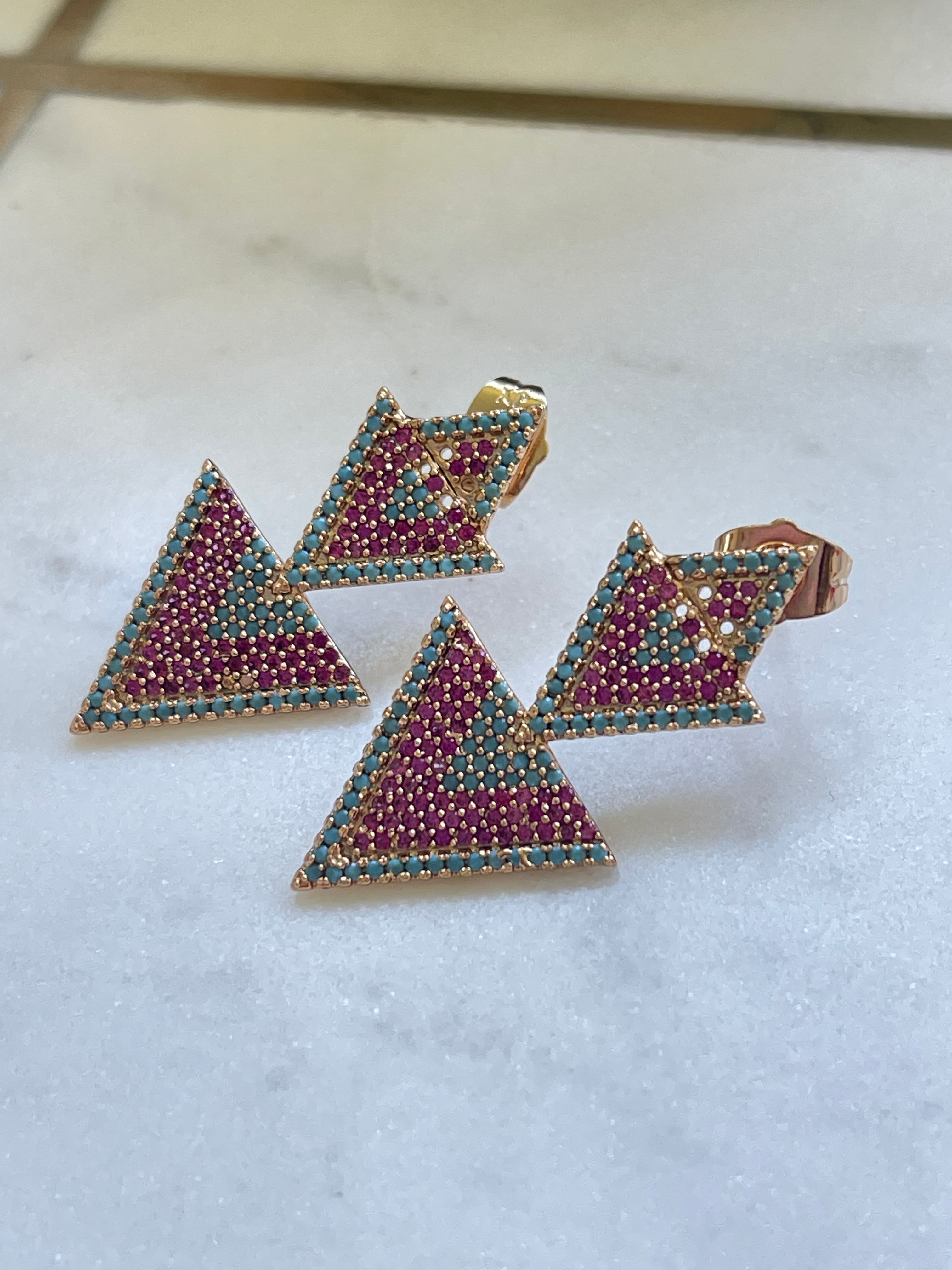 Tribal Sparkle Ohrringe