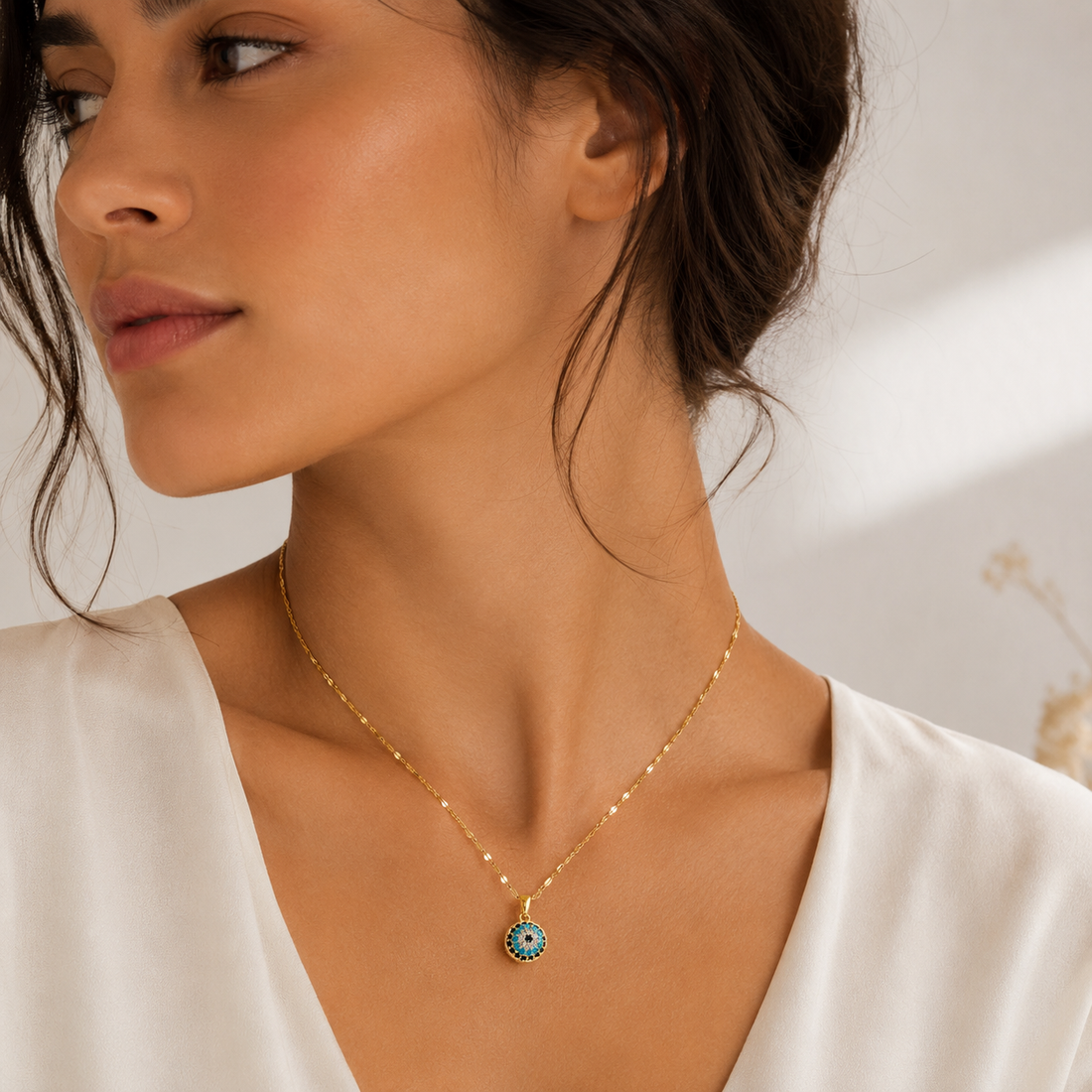 Blue Aura Kette