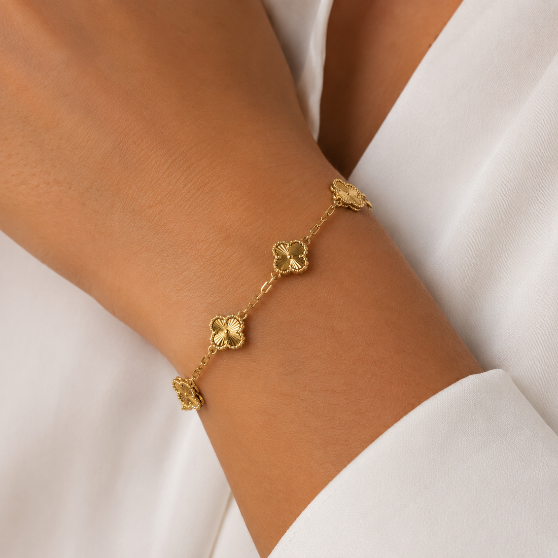 Luxe Clover Armband