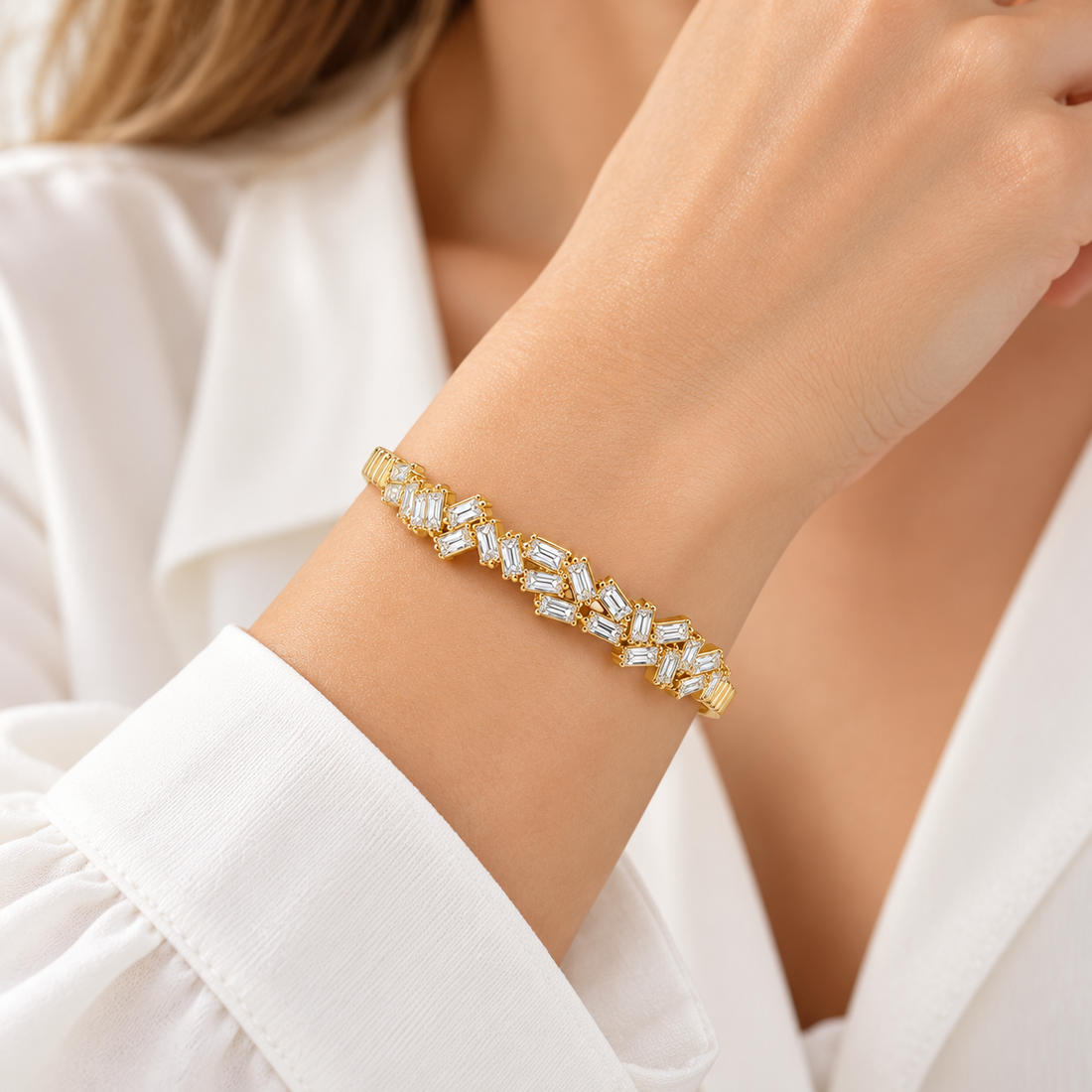 Baguette Mosaic Armreif
