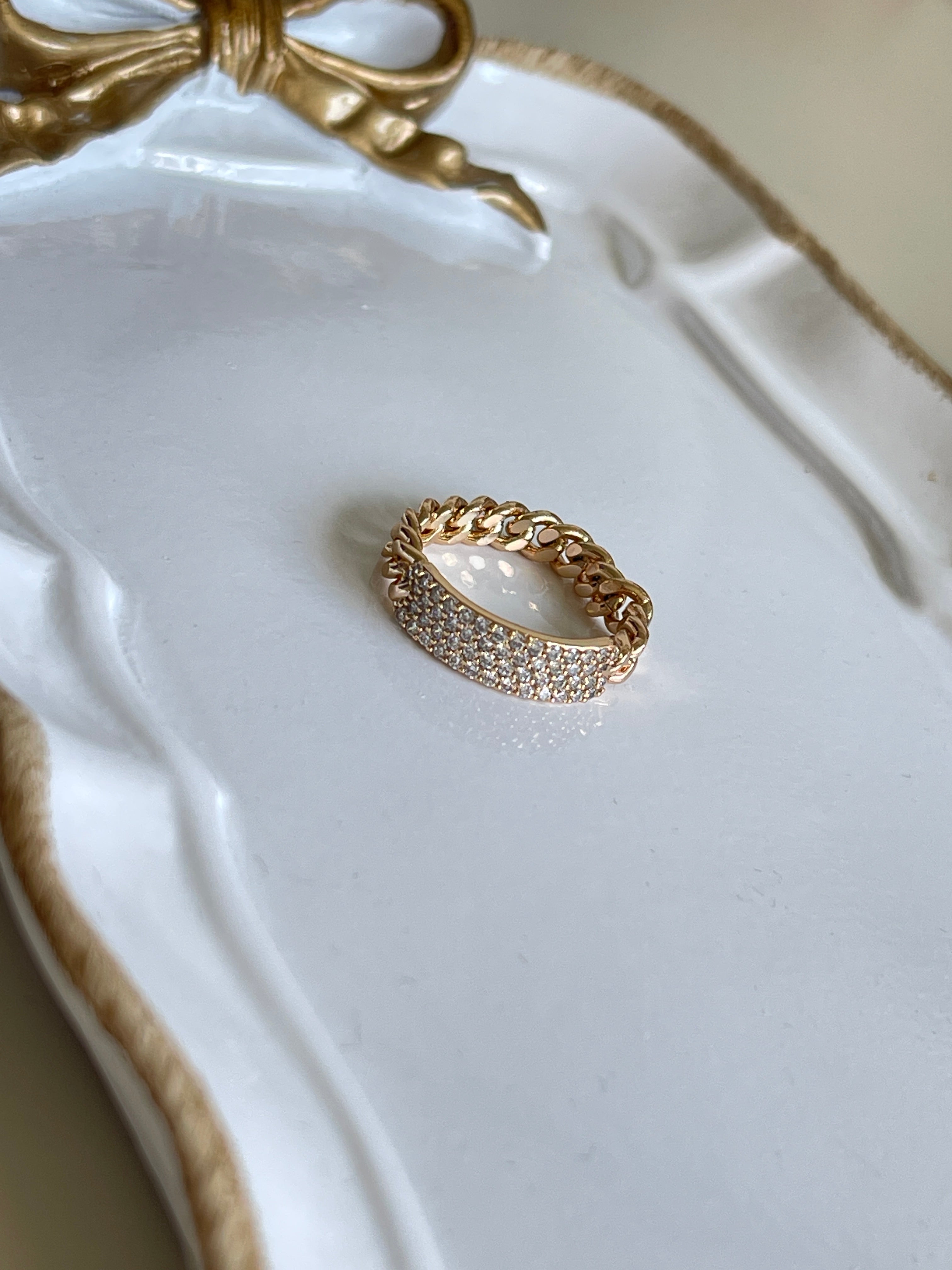 Chain Glamour Ring