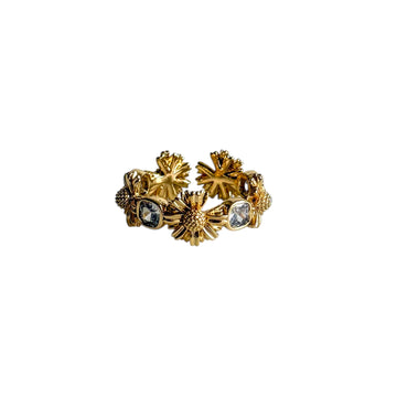 Golden Daisy Ring