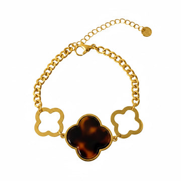 Brown Clover Armband