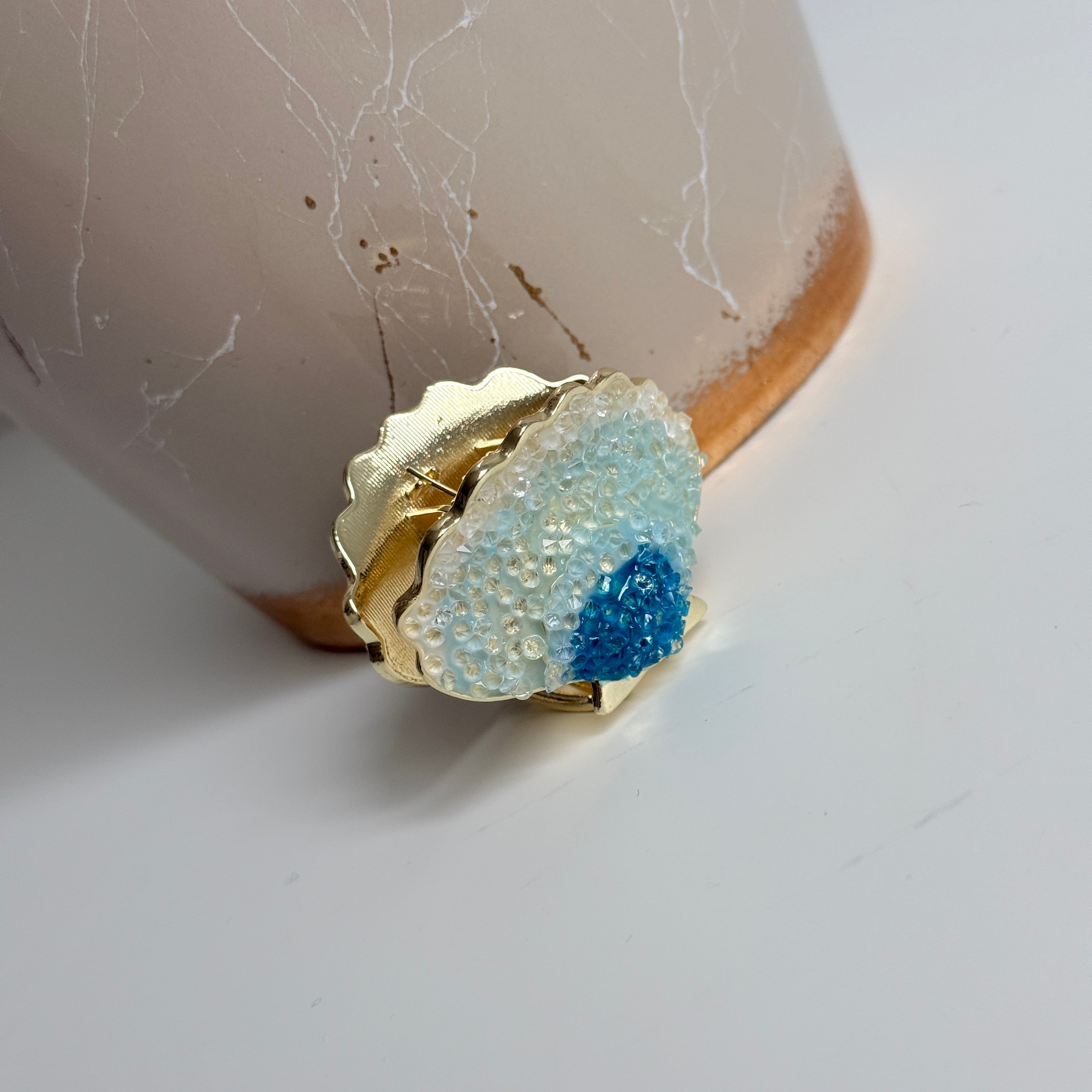 Ocean Bloom Handmade Haarspange