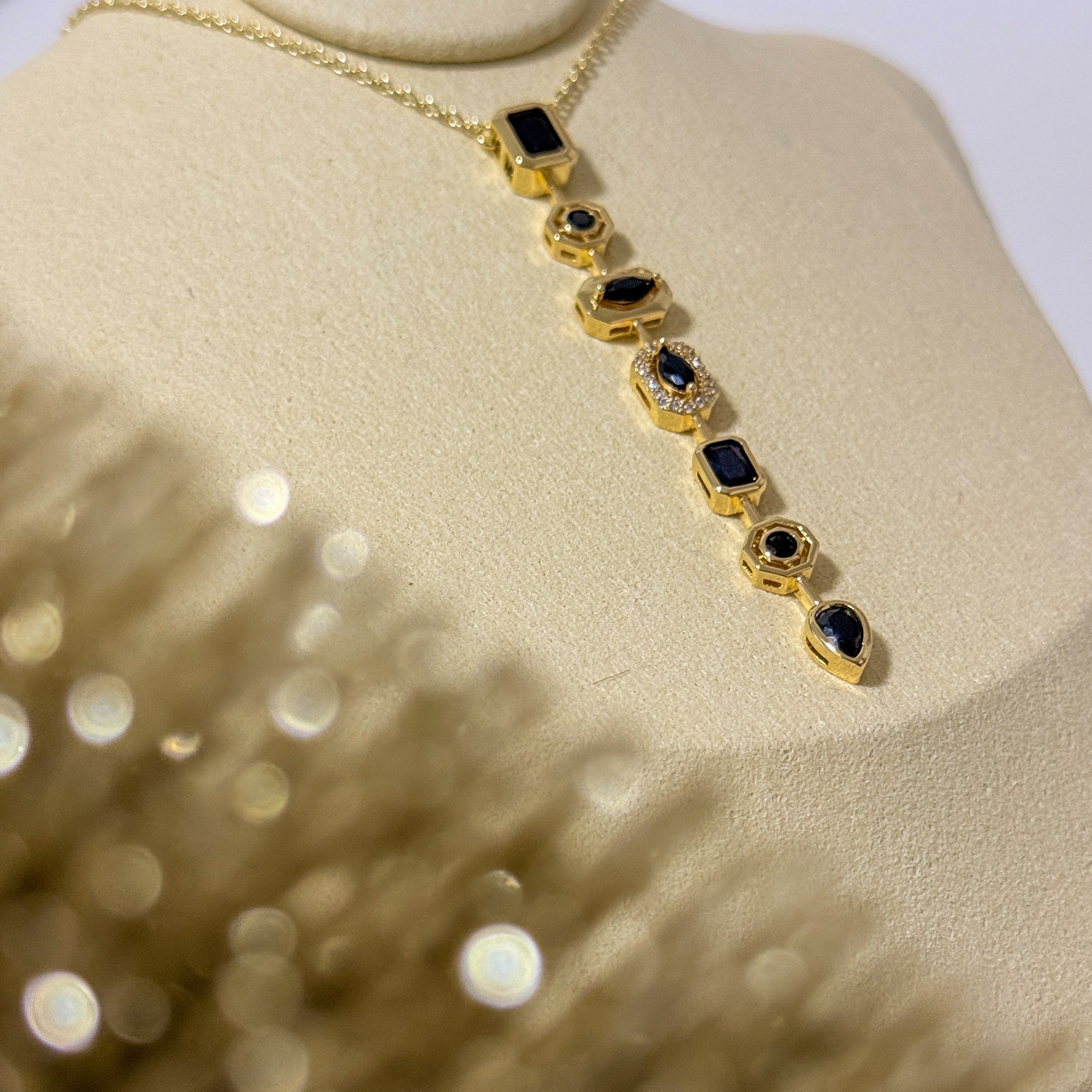 Black Onyx Elegance Kette