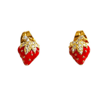 Mini Strawberry Glam Ohrringe
