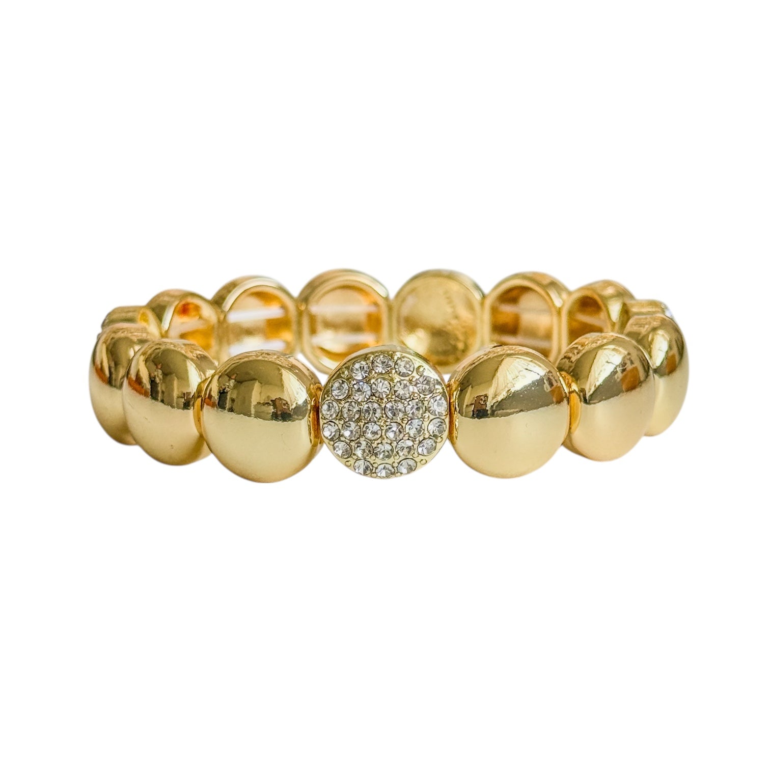 Golden Sphere Glow Armband