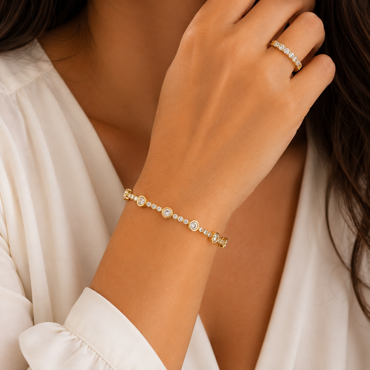 Aura Tennis Armband