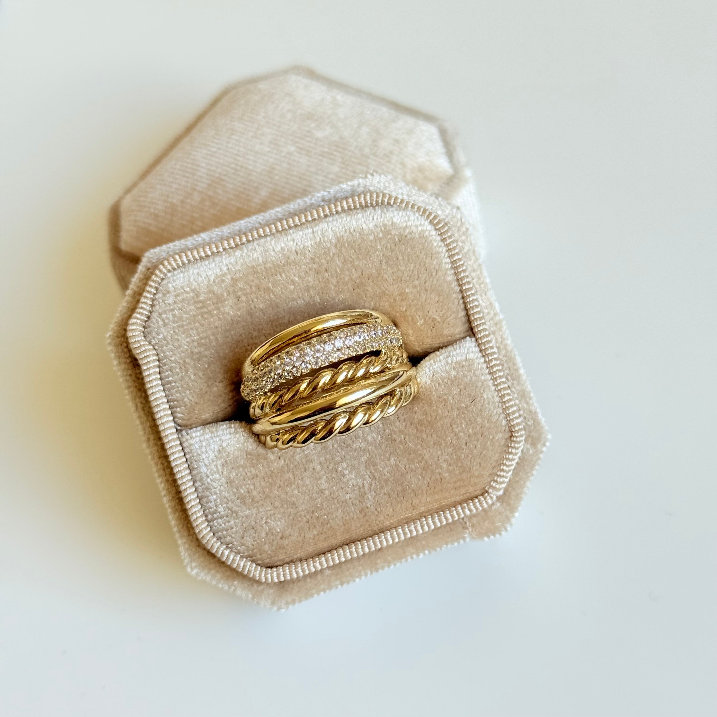 Golden Harmony Ring