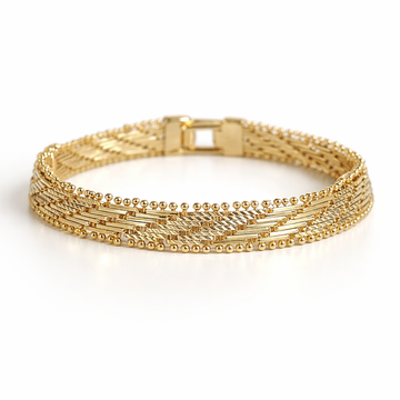 Copper Weave Armband