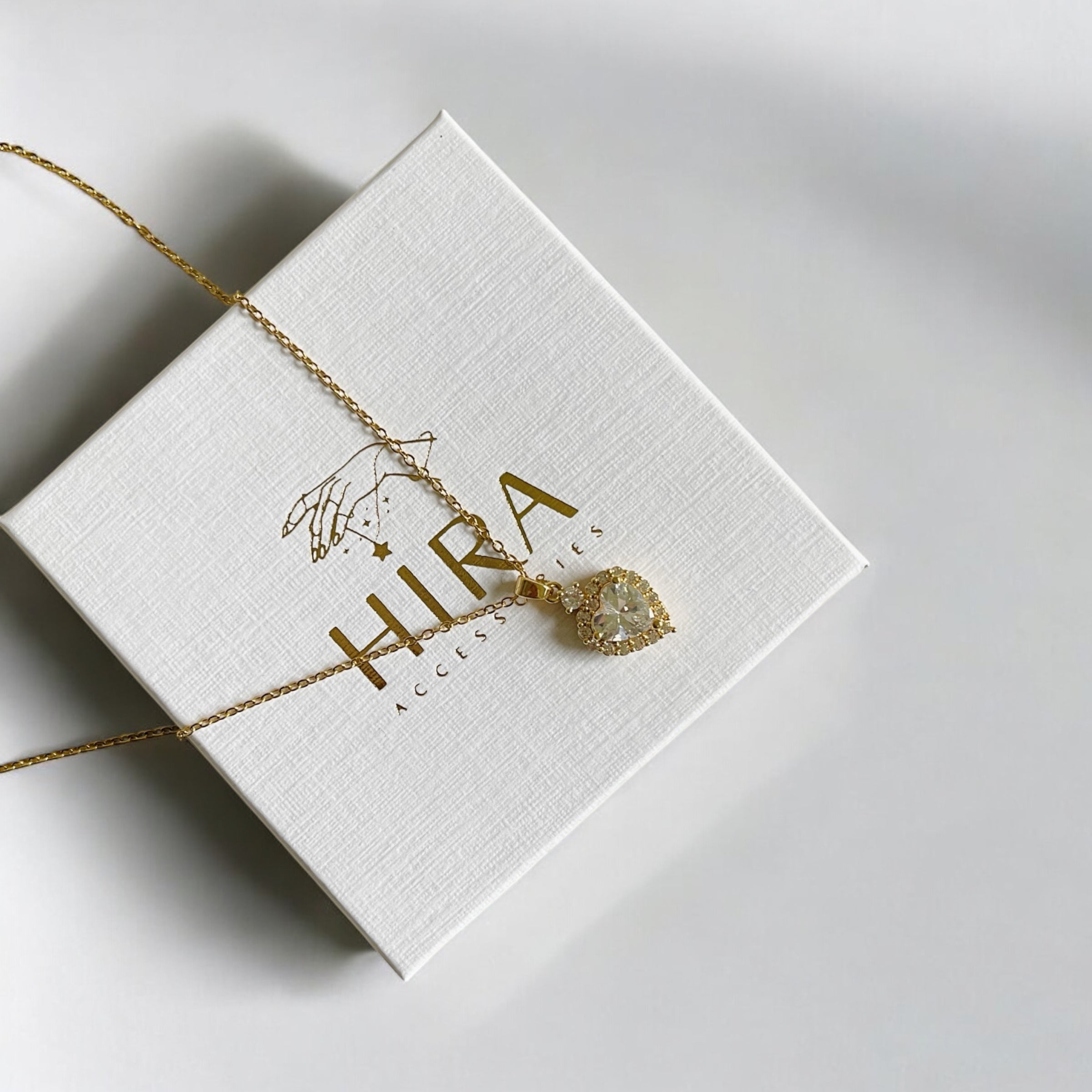 Sparkling Heart Kette