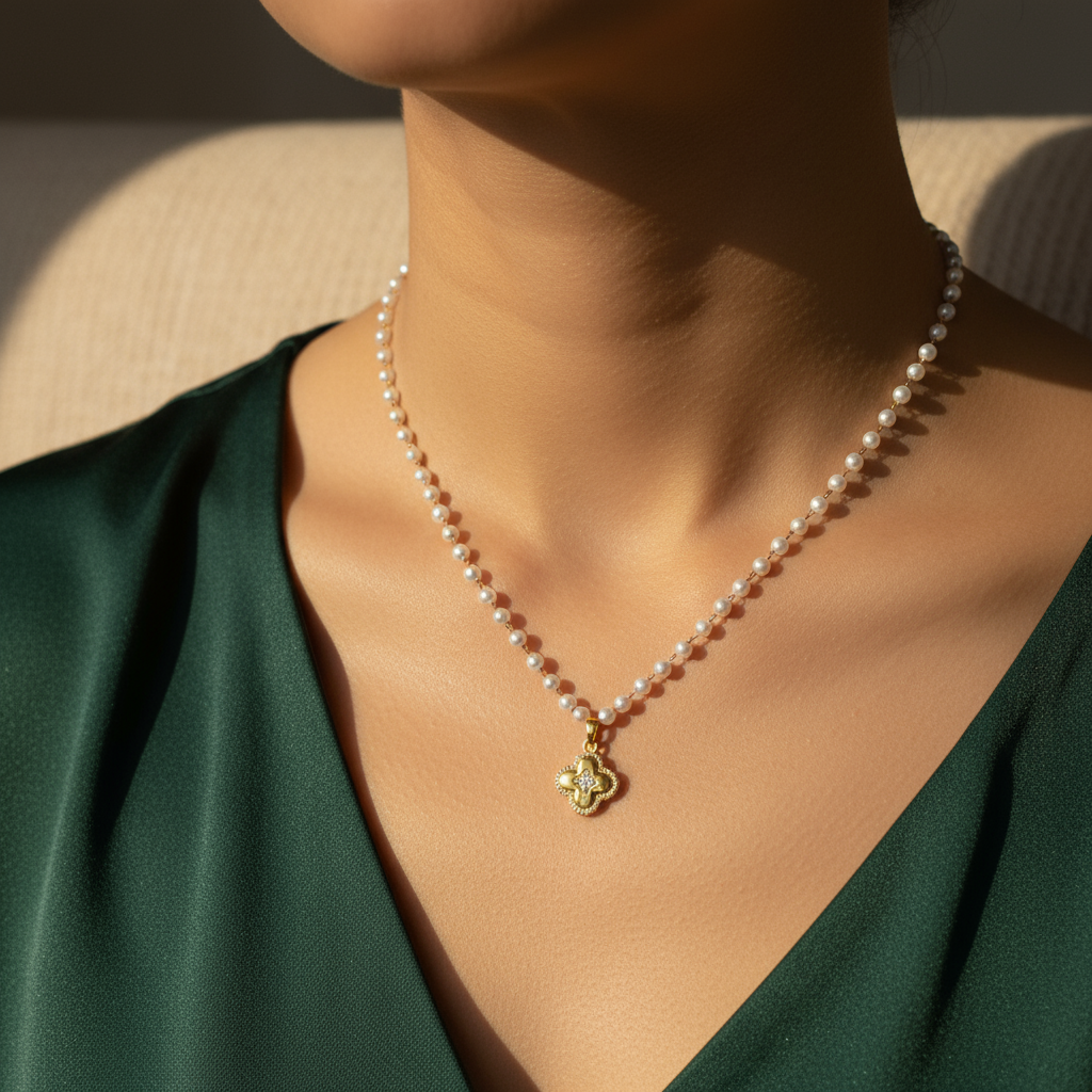 Clover Shine Perlenkette