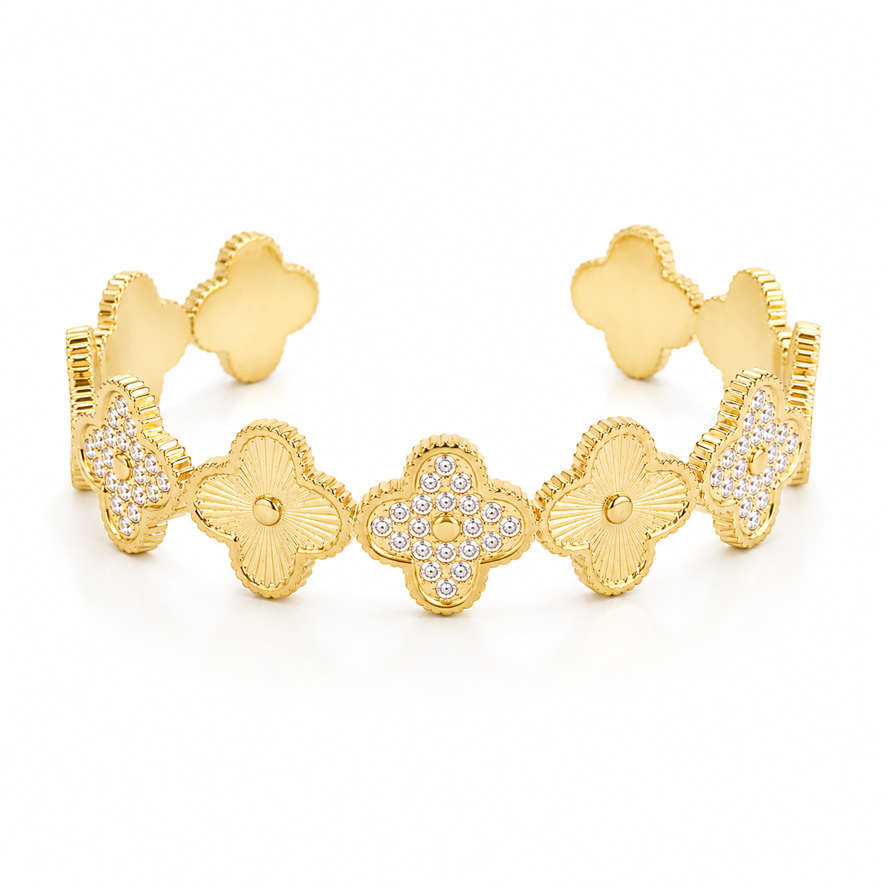 Golden Bloom Armreif