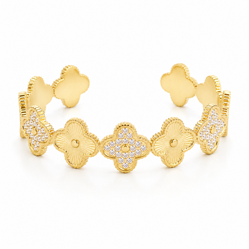 Golden Bloom Armreif