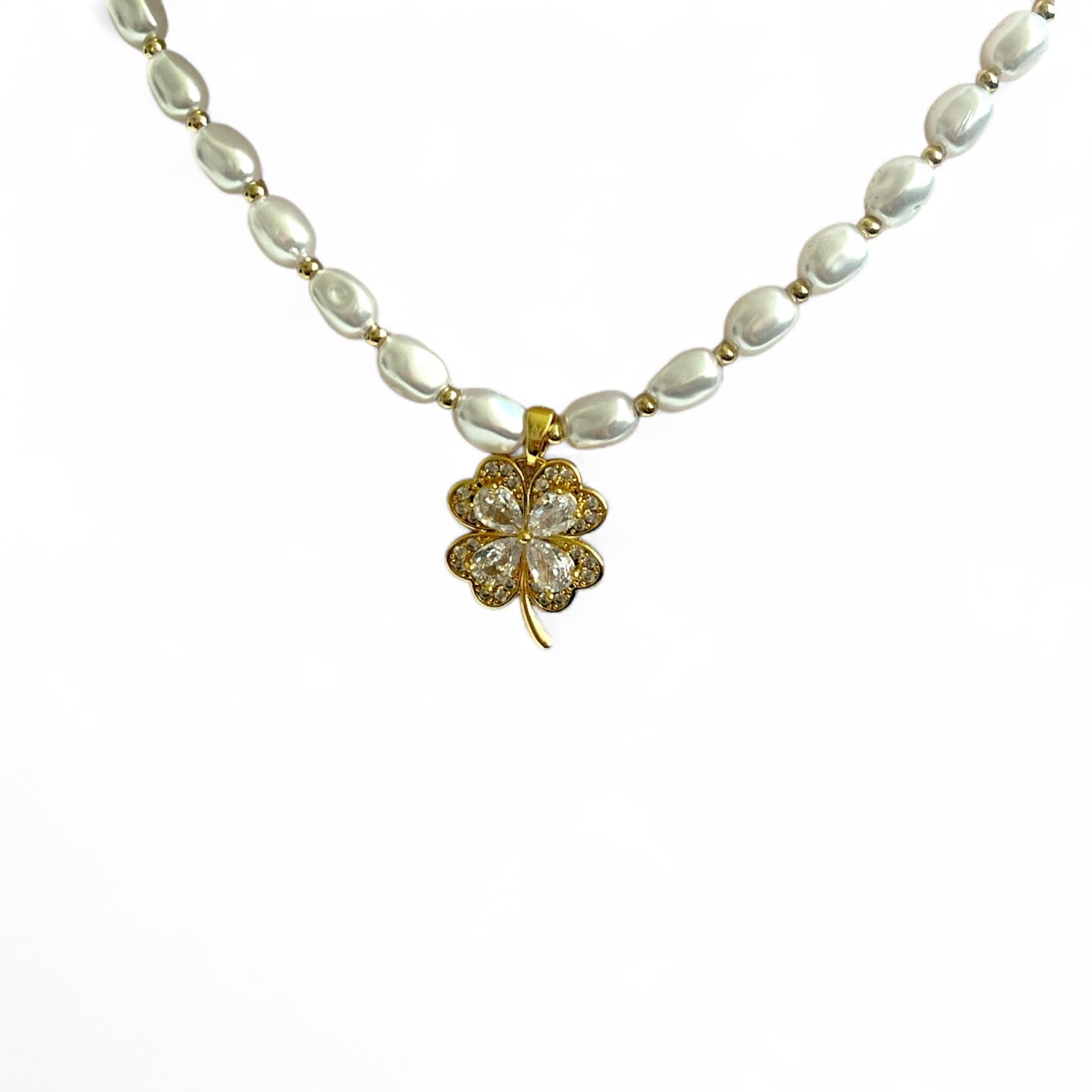 Perlen Clover Glamour Kette