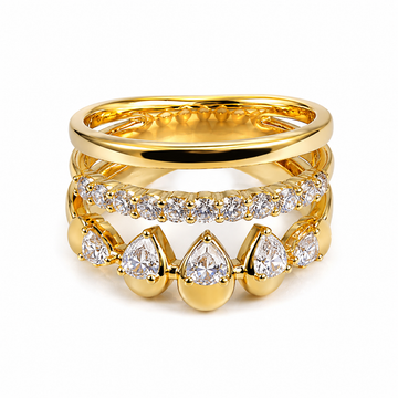Triple Crown Glam Ring