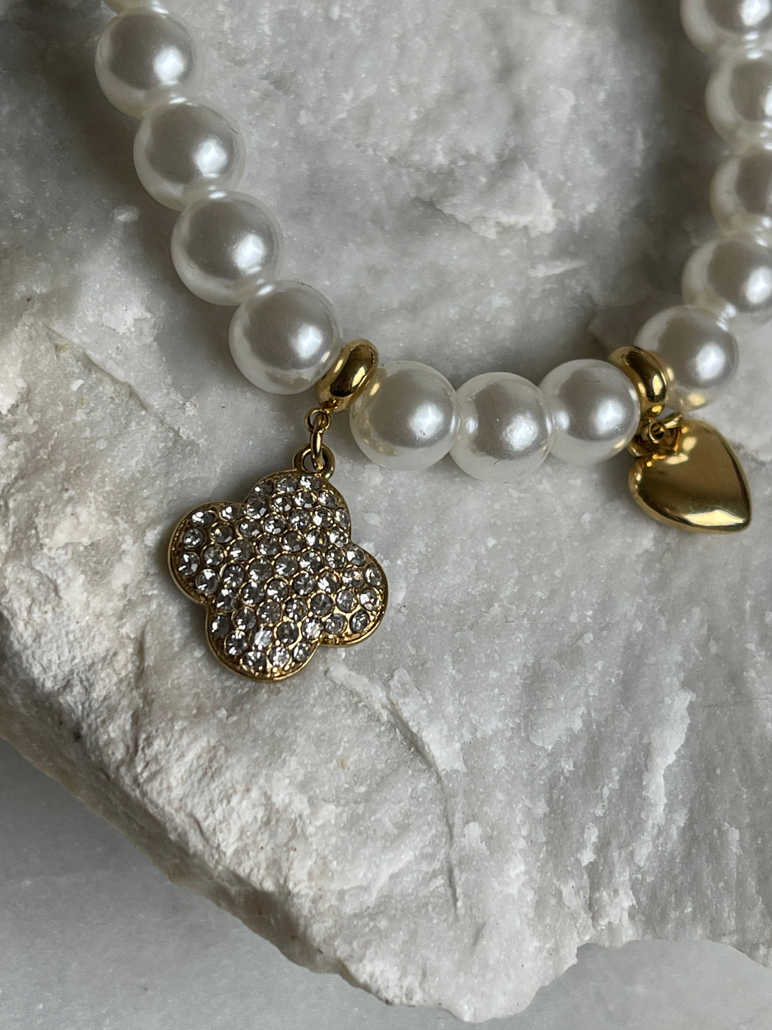 Clover Pearl Harmony Armband