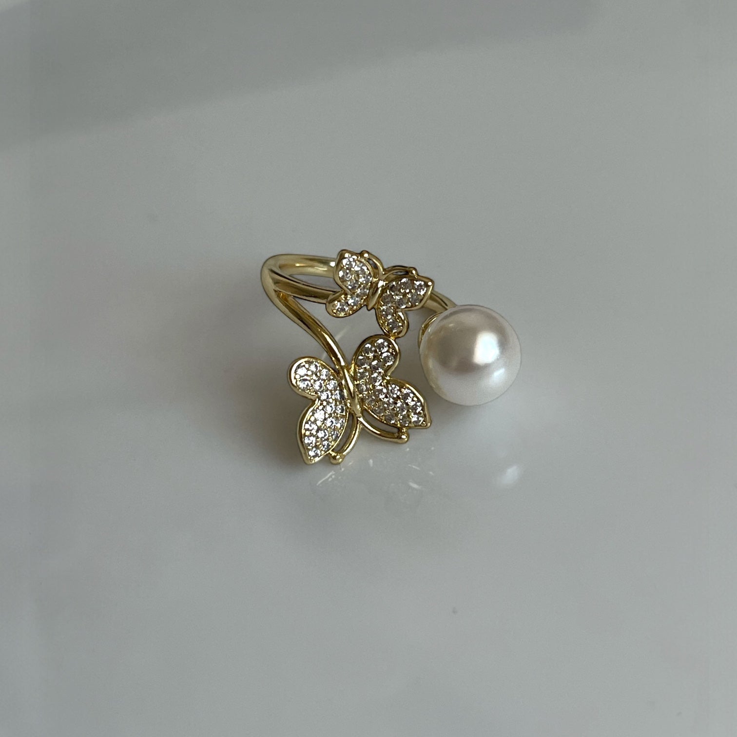 Butterfly Pearl Dream Ring