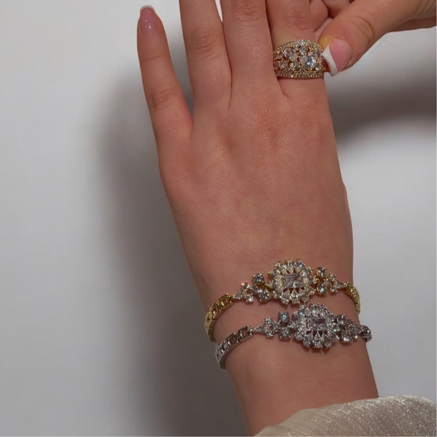 Sparkling Blossom Armband