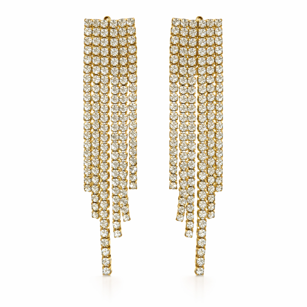 Crystal Cascade Ohrringe