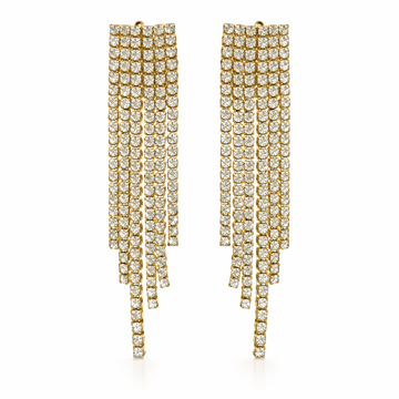 Crystal Cascade Ohrringe