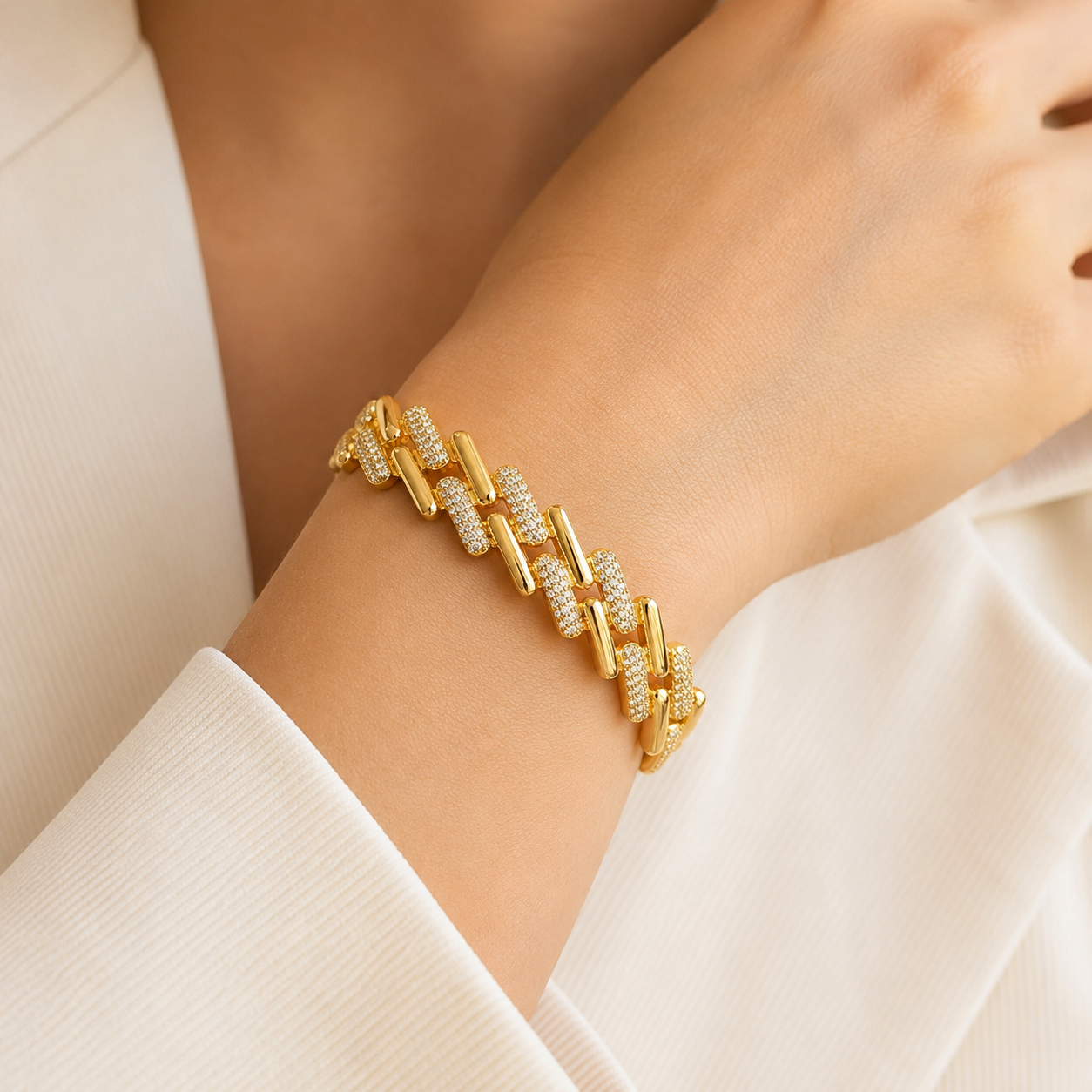 Golden Lumière Armreif