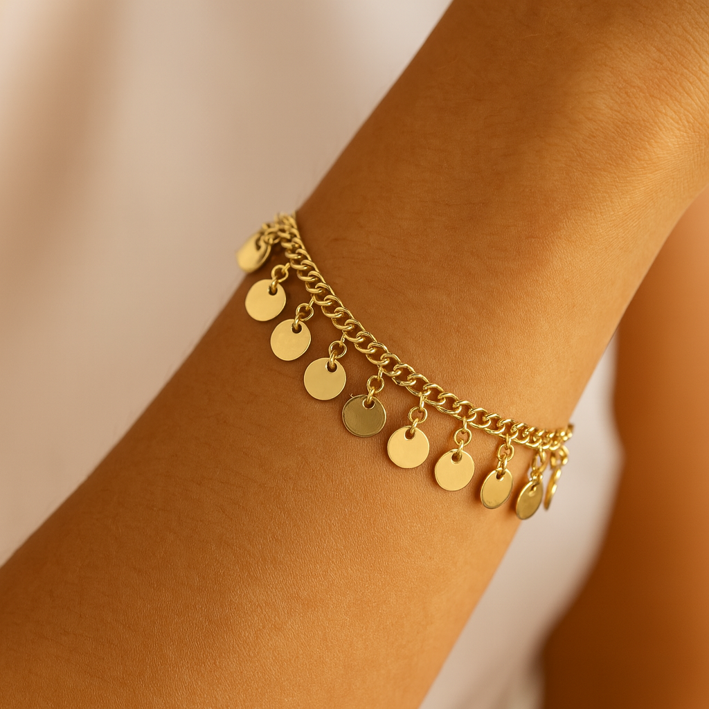 Golden Plättchen Set