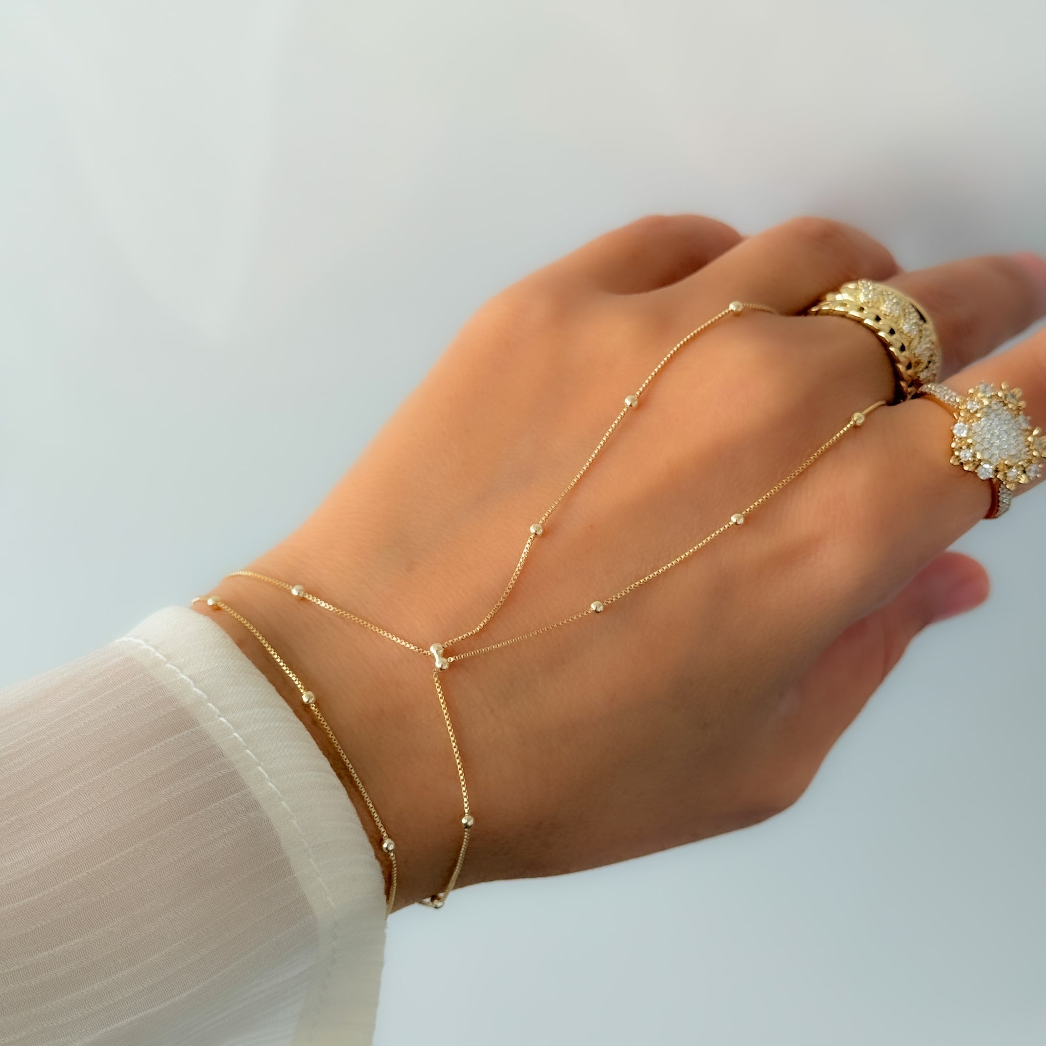 Golden Dots Handkette