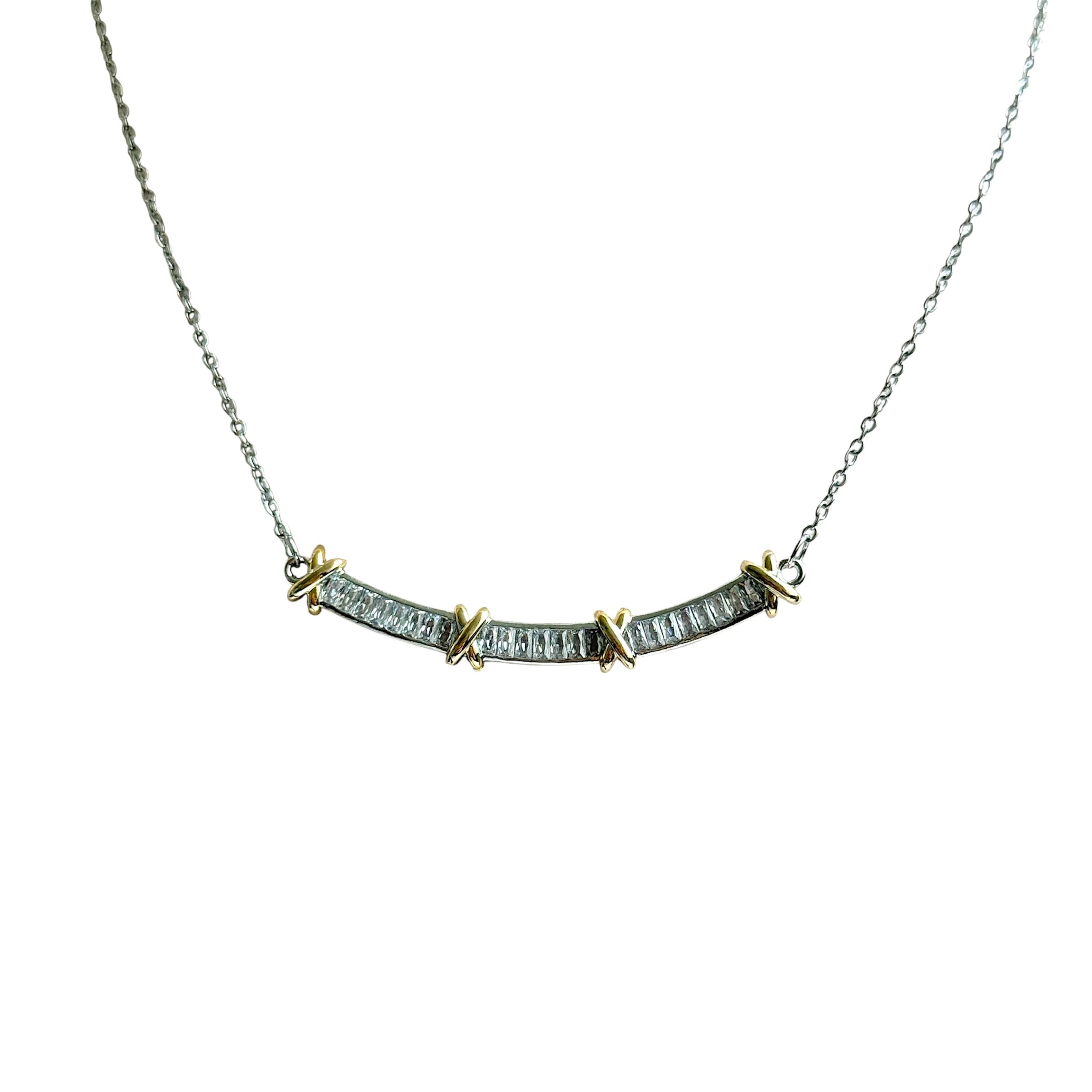 Radiant Baguette Elegance Kette