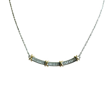 Radiant Baguette Elegance Kette