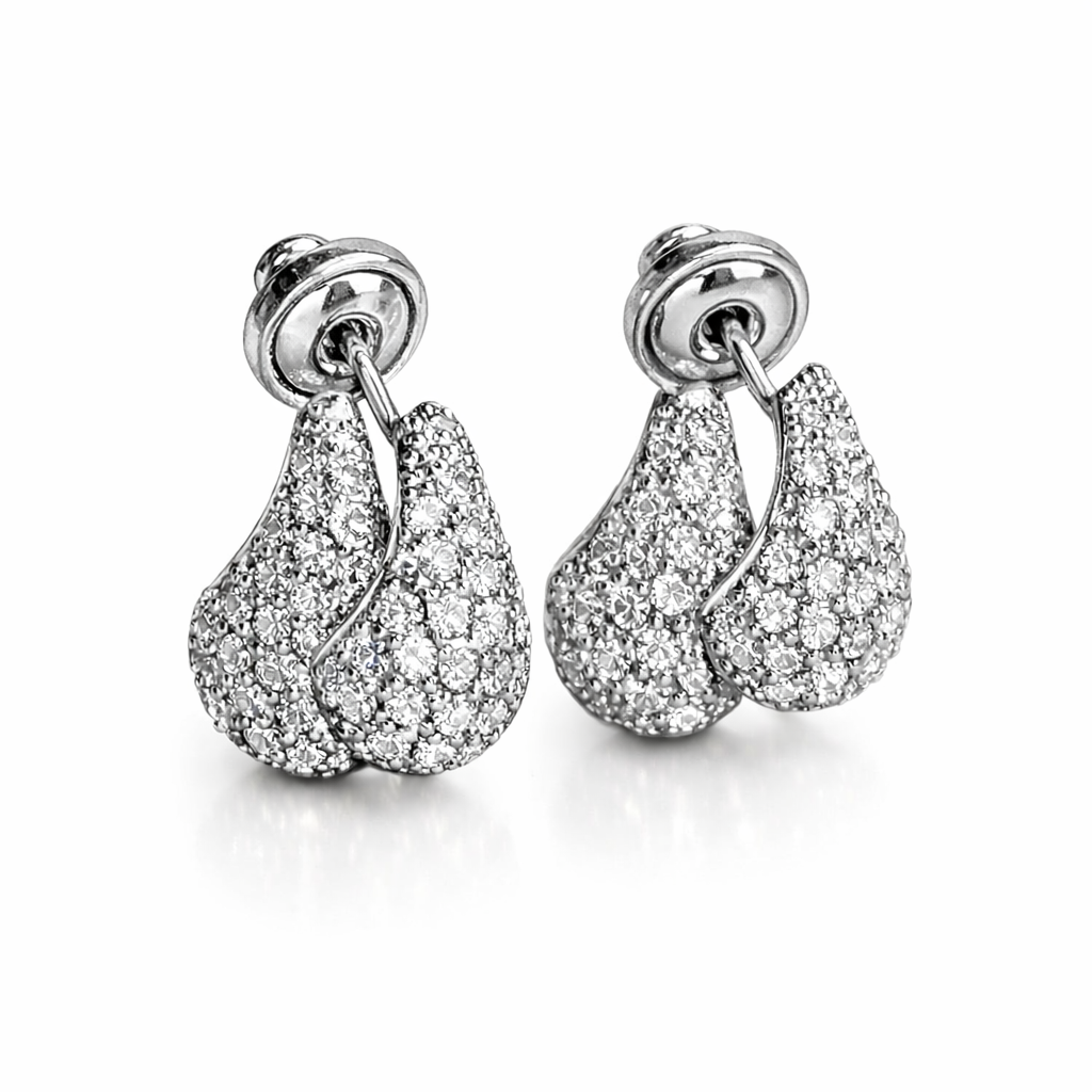 Double Drop Glamour Ohrringe